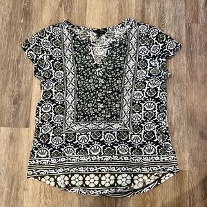 Lucky Boho Patterned Women's Top (Small)